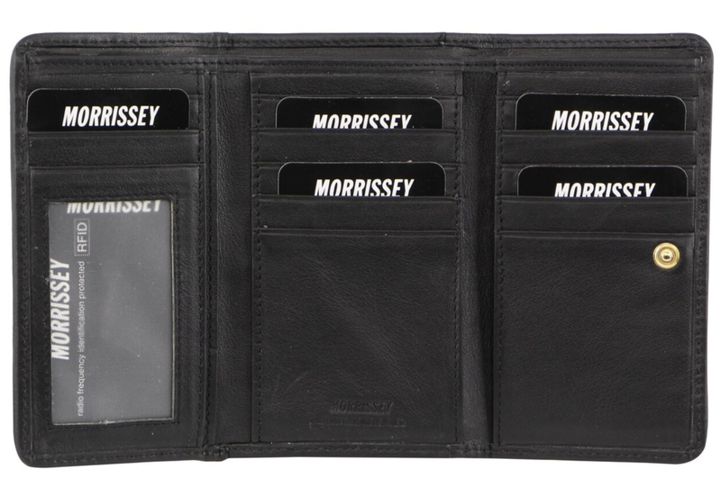 Load image into Gallery viewer, Morrissey Womens Card Holder Leather Wallet Coin Clutch Purse Organizer Cute Girl Ladies - Navy-1