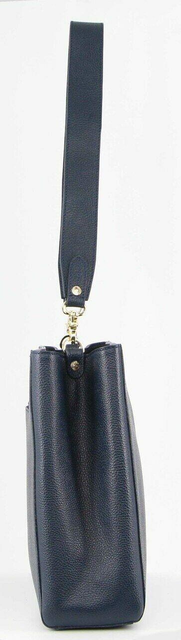 Load image into Gallery viewer, Morrissey Ladies Italian Structured Leather Cross Body Handbag Bag Womens - Navy-3
