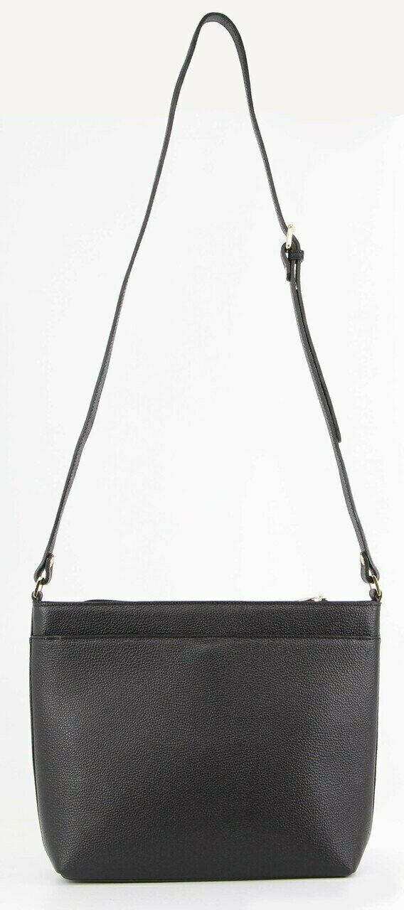 Load image into Gallery viewer, Morrissey Italian Genuine Leather Bag Cross Body Handbag Ladies iPad - Black-4