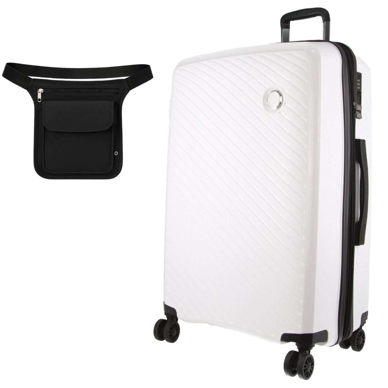 Load image into Gallery viewer, Pierre Cardin Inspired Milleni Luggage Bag Large in Blue + Milleni Waist Bag (2 Items)-0