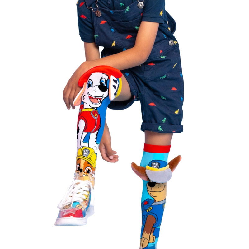 Load image into Gallery viewer, MADMIA Paw Patrol Knee High Kids Childrens Socks One Size-2