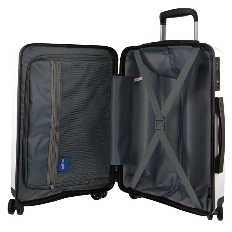 Load image into Gallery viewer, Monaco Cabin Luggage Bag Travel Carry On Suitcase 54cm (39L) - White-4