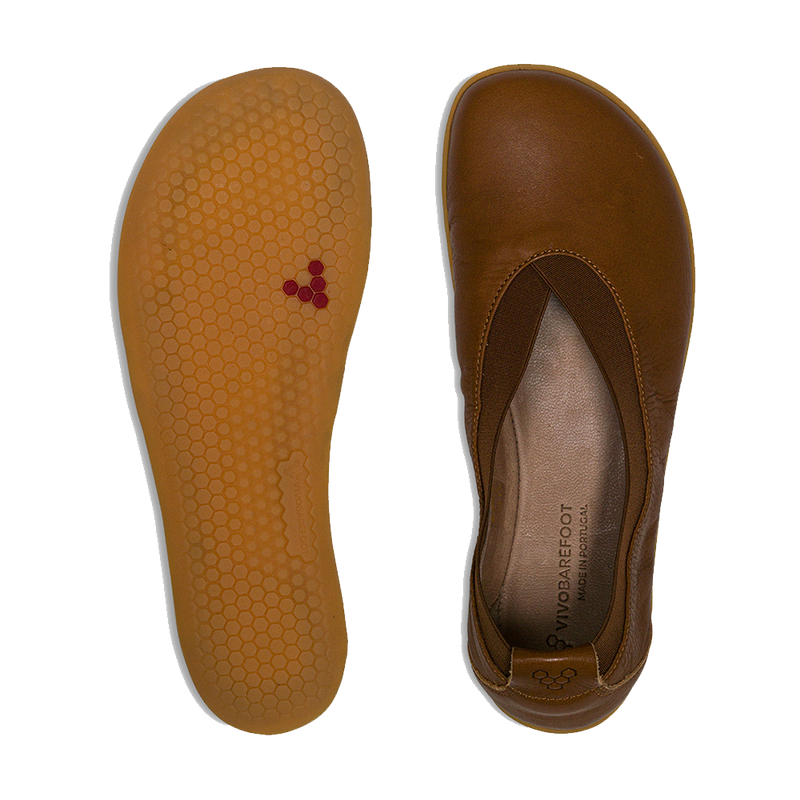Load image into Gallery viewer, Vivobarefoot Opanka Ballerina Womens Tan-1