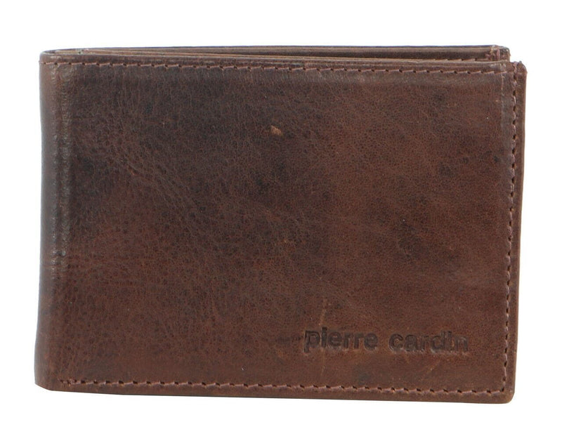 Load image into Gallery viewer, Pierre Cardin Mens RFID Slim Wallet Genuine Italian Leather w Gift Box - Cognac-2