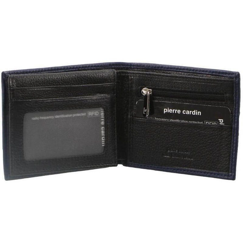 Load image into Gallery viewer, Pierre Cardin Mens Wallet RFID Blocking Genuine Italian Leather - Black-0