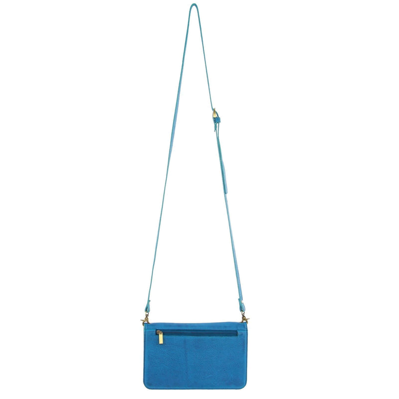 Load image into Gallery viewer, Pierre Cardin Ladies Womens Clutch Leather Wallet Purse RFID Protected - Aqua Blue-4