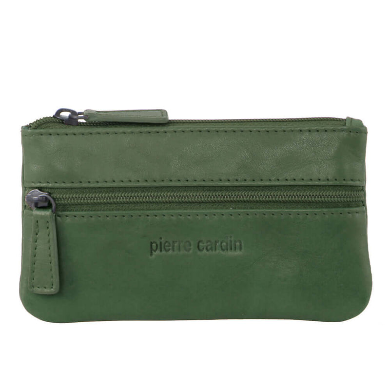 Load image into Gallery viewer, Pierre Cardin Ladies Womens Genuine Leather RFID Coin Purse Wallet - Grape Leaf-0