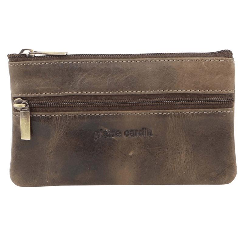 Load image into Gallery viewer, Pierre Cardin Ladies Womens Genuine Leather RFID Coin Purse Wallet - Mushroom-1