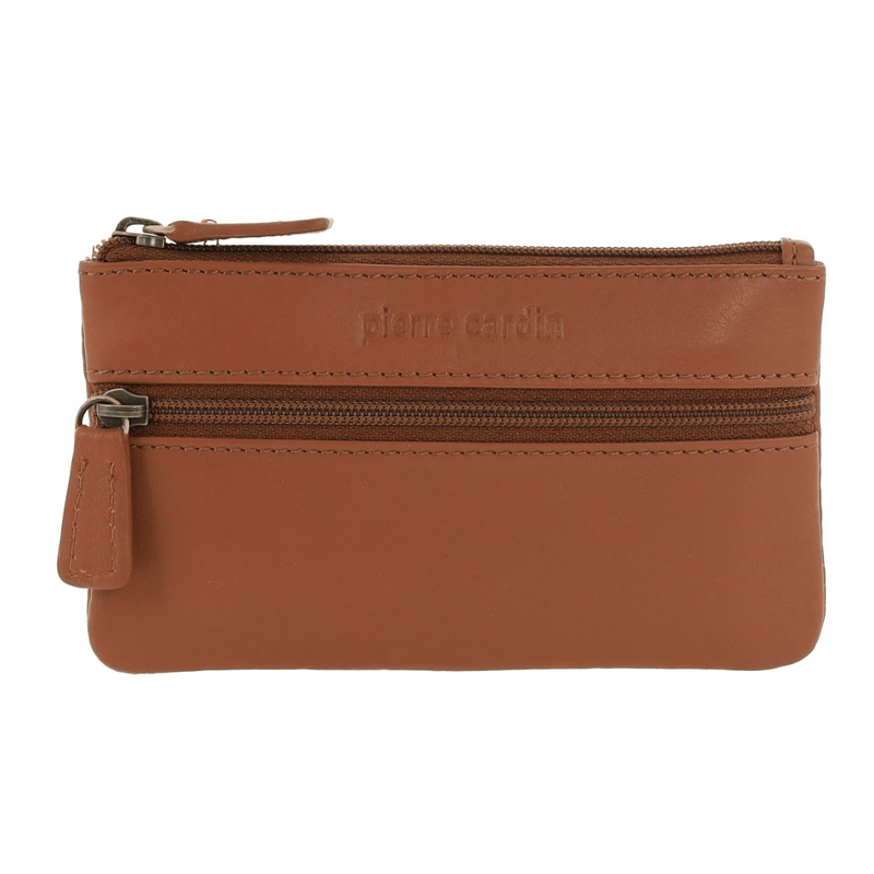 Load image into Gallery viewer, Pierre Cardin Ladies Womens Genuine Leather RFID Coin Purse Wallets - Tan-0