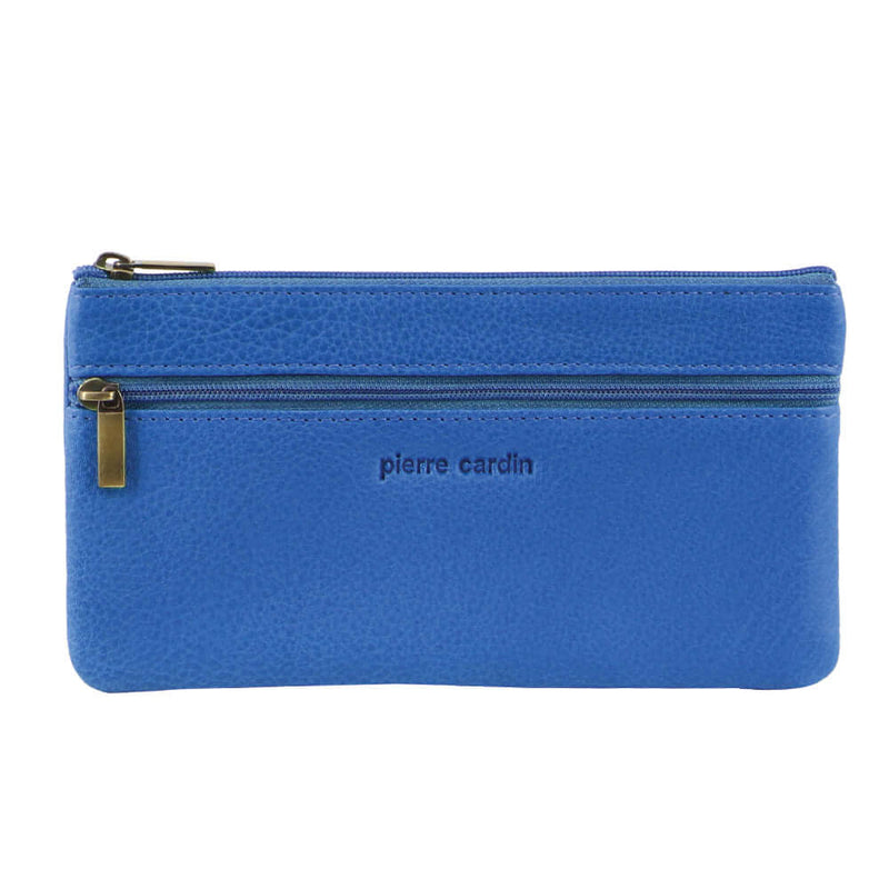 Load image into Gallery viewer, Pierre Cardin Ladies Womens Genuine Soft Leather Wallet Case Purse - Aqua-0