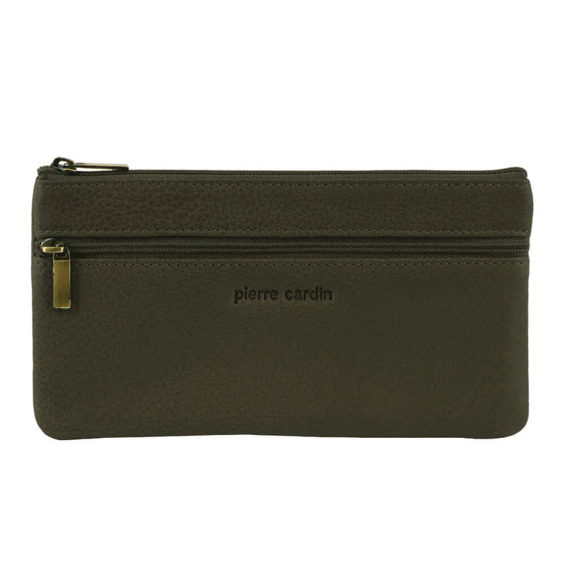 Load image into Gallery viewer, Pierre Cardin Ladies Womens Genuine Soft Leather Wallet Case Purse - Grape Leaf-0