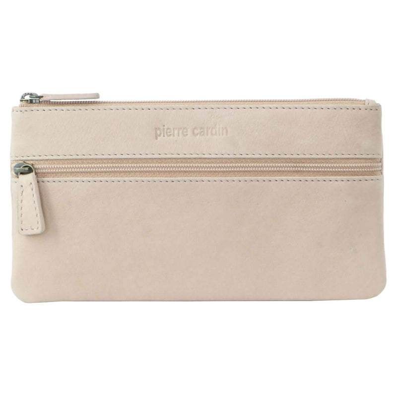 Load image into Gallery viewer, Pierre Cardin Ladies Womens Genuine Soft Leather Wallet Purse - Light Pink-1