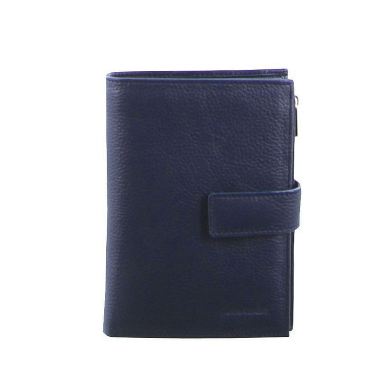 Load image into Gallery viewer, Pierre Cardin Ladies Womens Bi-Fold Italian Leather Credit Card Holder Wallet Purse - Denim-2