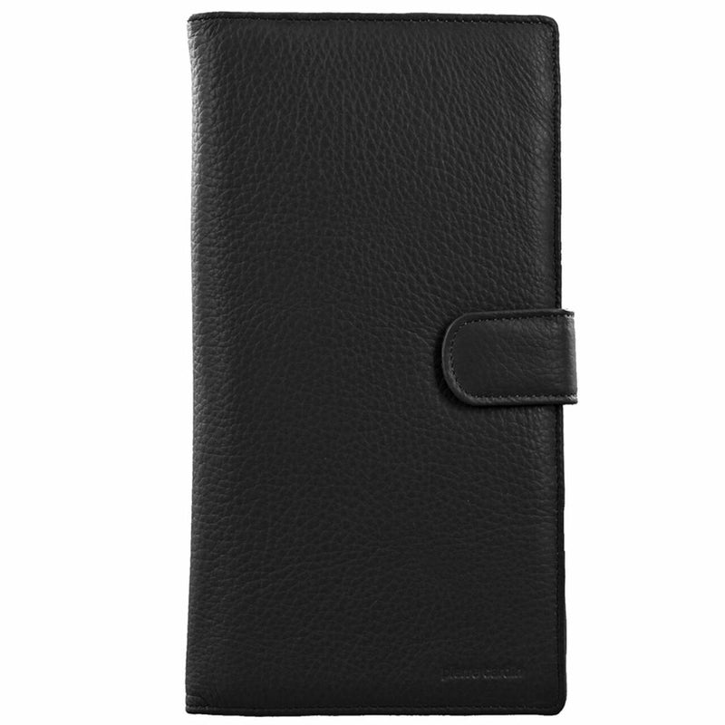 Load image into Gallery viewer, Pierre Cardin Leather Passport Holder Travel Wallet w/ RFID Protection - Black-2