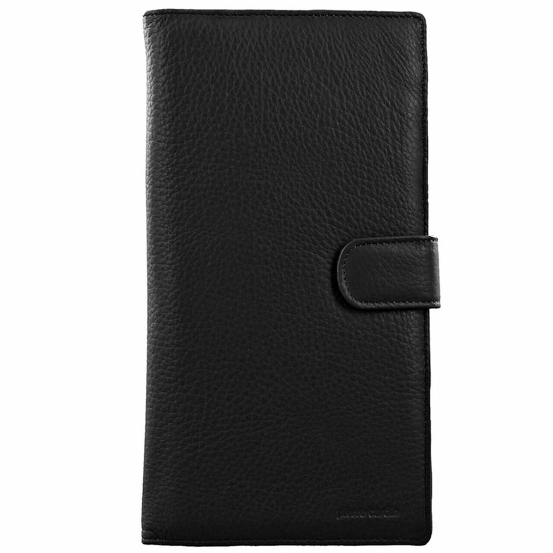 Load image into Gallery viewer, Pierre Cardin Leather Passport Holder Travel Wallet w/ RFID Protection - Black-2