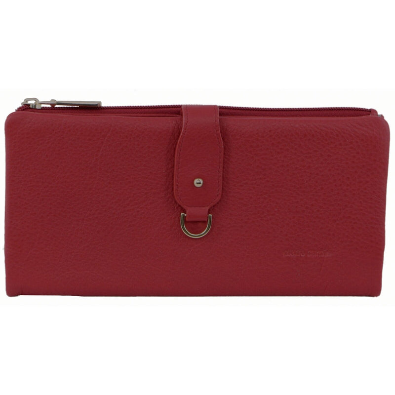 Load image into Gallery viewer, Pierre Cardin Womens RFID Italian Leather Wallet Purse Credit Card Holder - Red-2