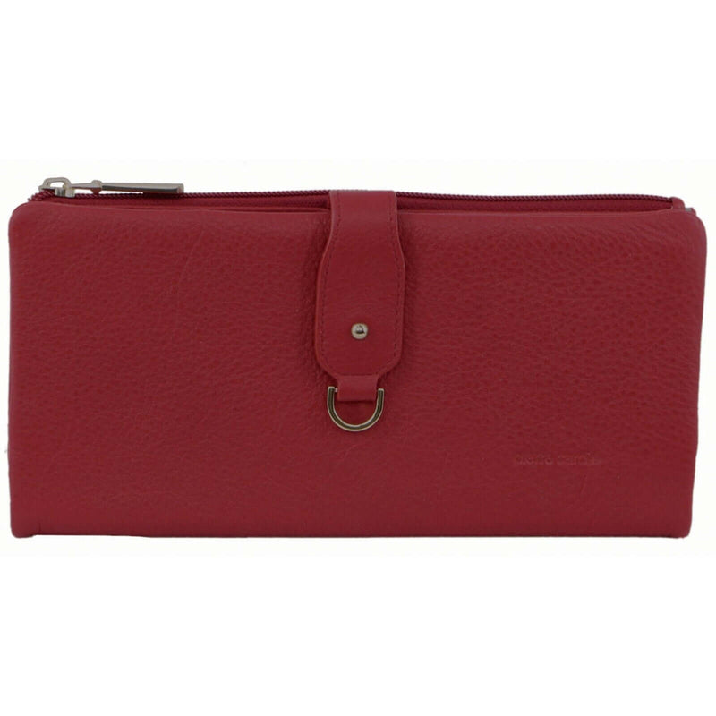 Load image into Gallery viewer, Pierre Cardin Womens RFID Italian Leather Wallet Purse Credit Card Holder - Red-2