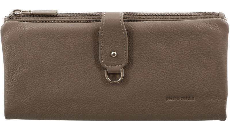 Load image into Gallery viewer, Pierre Cardin Women RFID Italian Leather Wallet Purse Credit Card Holder - Taupe-2