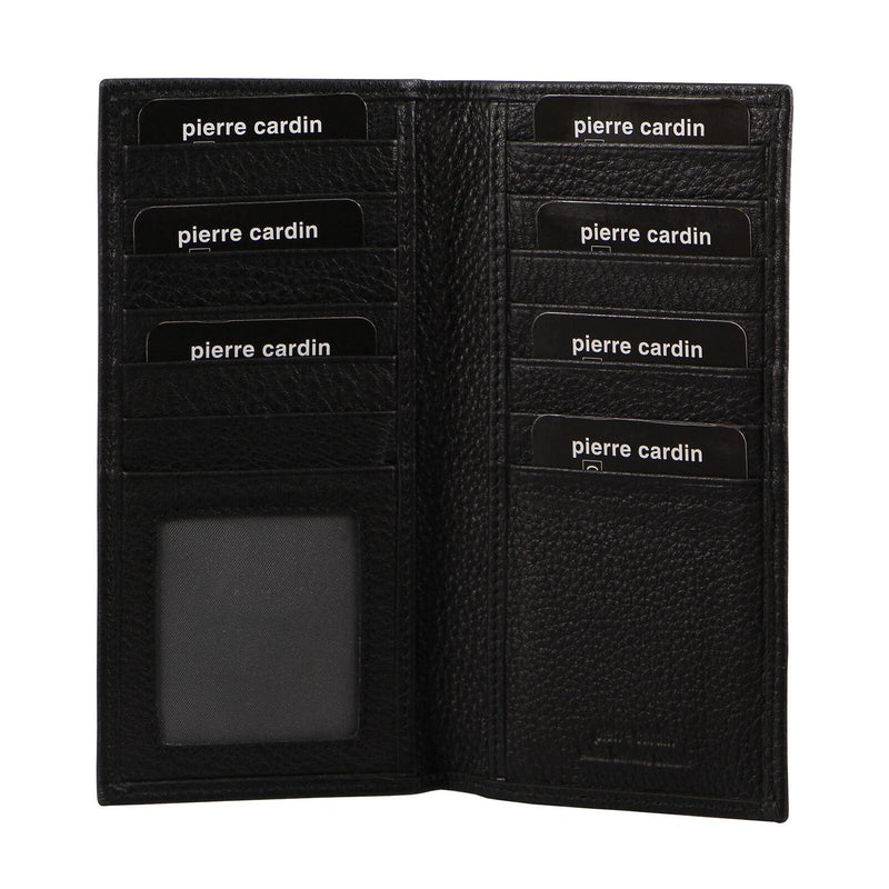 Load image into Gallery viewer, Pierre Cardin Mens Italian RFID Protected Leather Suit Wallet - Black-0