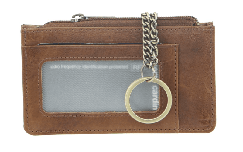 Load image into Gallery viewer, Pierre Cardin Womens Soft Italian Leather Coin Purse Holder Wallet - Cognac-2
