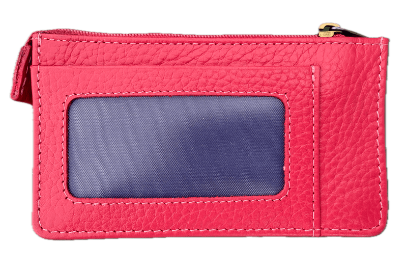Load image into Gallery viewer, Pierre Cardin Womens Soft Italian Leather Coin Purse Holder Wallet - Hot Pink-2