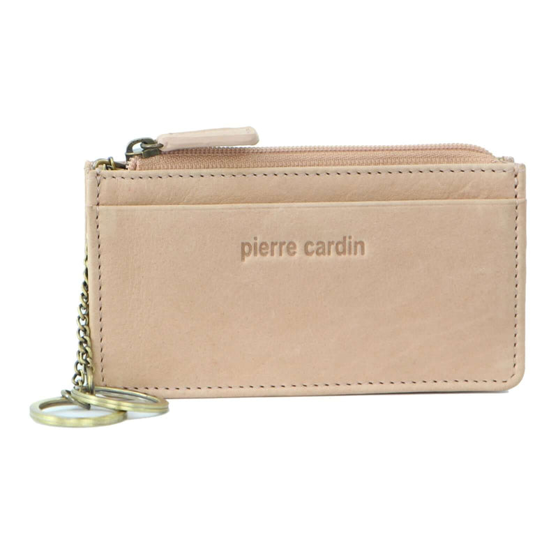 Load image into Gallery viewer, Pierre Cardin Womens Soft Italian Leather Coin Purse Holder Wallet - Pink-1