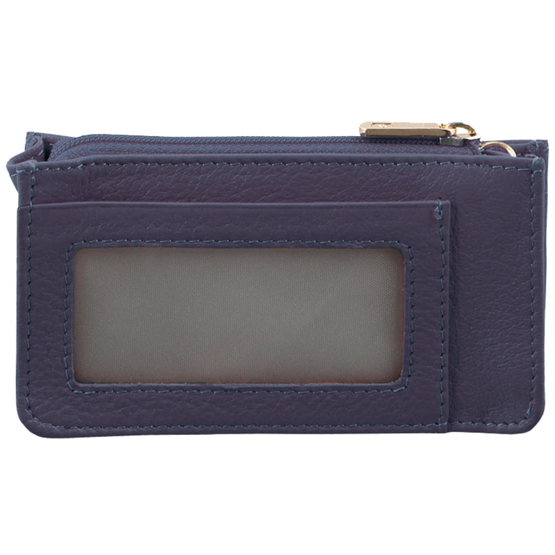 Load image into Gallery viewer, Pierre Cardin Womens Soft Italian Leather Coin Purse Holder Wallet - Purple-2