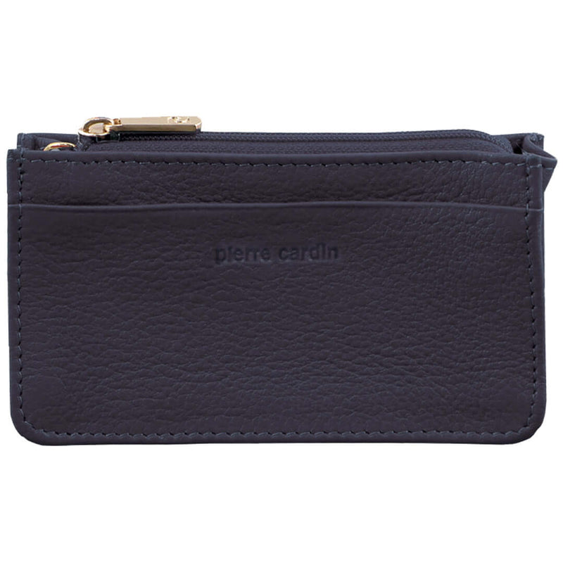 Load image into Gallery viewer, Pierre Cardin Womens Soft Italian Leather Coin Purse Holder Wallet - Purple-0