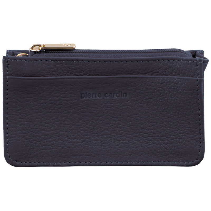 Load image into Gallery viewer, Pierre Cardin Womens Soft Italian Leather Coin Purse Holder Wallet - Purple-1