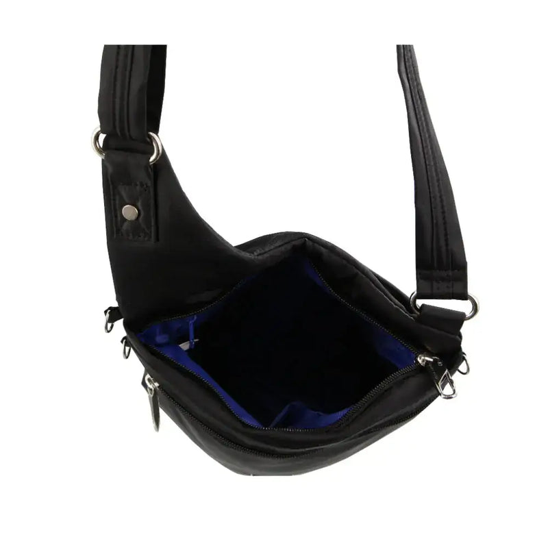 Load image into Gallery viewer, Pierre Cardin RFID Cross Body Bag Travel Anti-Theft Slash Proof - Black-4