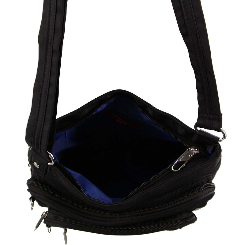 Load image into Gallery viewer, Pierre Cardin Nylon Cross Body RFID Anti-Theft Slash Proof Bag - Black-3
