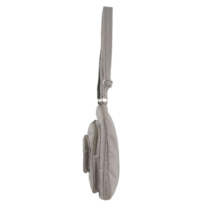 Load image into Gallery viewer, Pierre Cardin Nylon Cross Body RFID Anti-Theft Slash Proof Bag - Taupe-4