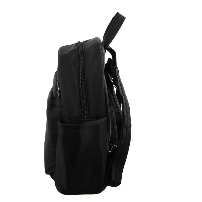 Load image into Gallery viewer, Pierre Cardin Nylon Backpack RFID Anti-Theft Slash Proof - Black-2