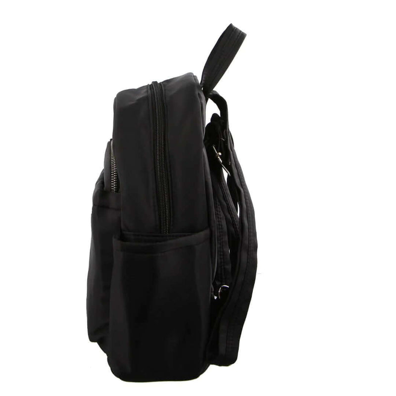 Load image into Gallery viewer, Pierre Cardin Nylon Backpack RFID Anti-Theft Slash Proof - Black-2