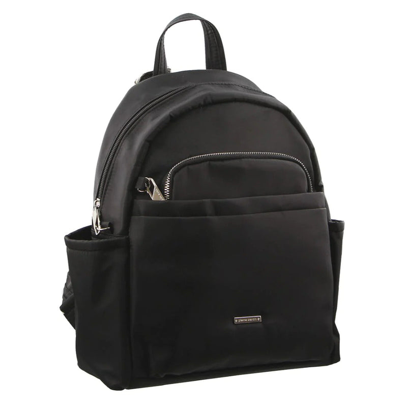 Load image into Gallery viewer, Pierre Cardin Nylon Backpack RFID Anti-Theft Slash Proof - Black-0
