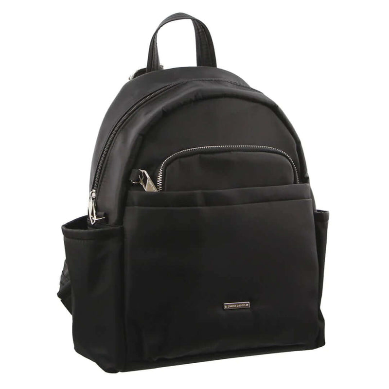 Load image into Gallery viewer, Pierre Cardin Nylon Backpack RFID Anti-Theft Slash Proof - Black-0