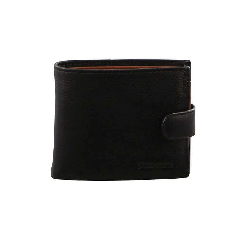 Load image into Gallery viewer, Pierre Cardin Mens Italian Leather Two Tone Wallet Credit Card Holder - Black Cognac-2