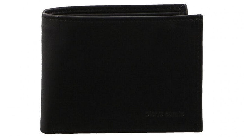 Load image into Gallery viewer, Pierre Cardin Italian Genuine Leather Mens Two Tone Bi Fold Wallet- Black/Cognac-4