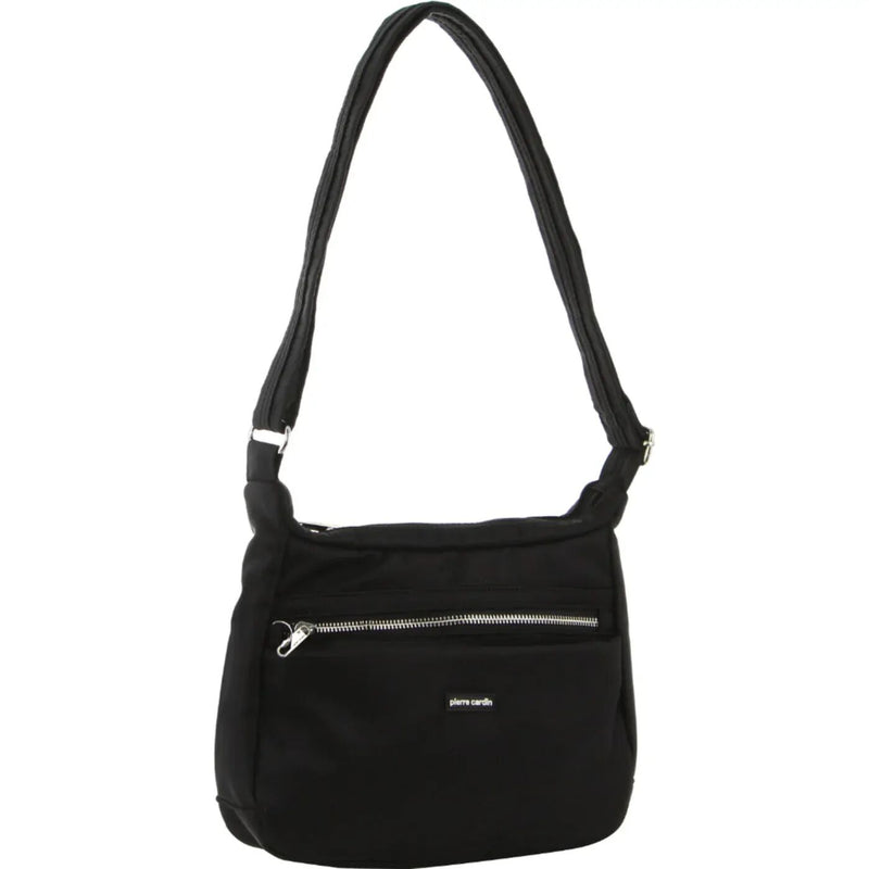 Load image into Gallery viewer, Pierre Cardin Nylon Cross Body RFID Anti-Theft Slash Proof Travel Bag - Black-0