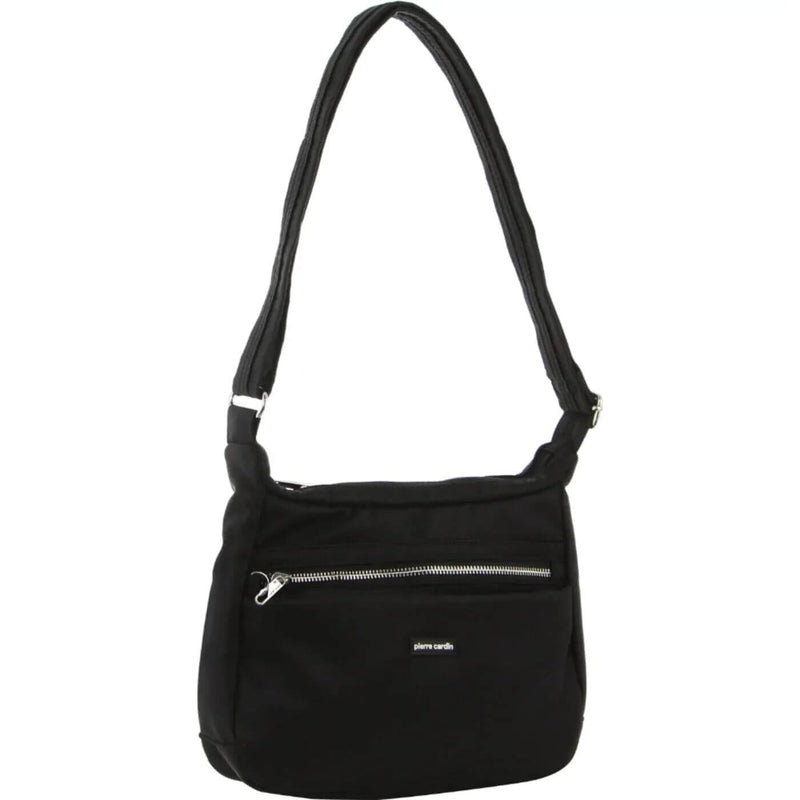 Load image into Gallery viewer, Pierre Cardin Nylon Cross Body RFID Anti-Theft Slash Proof Travel Bag - Black-0