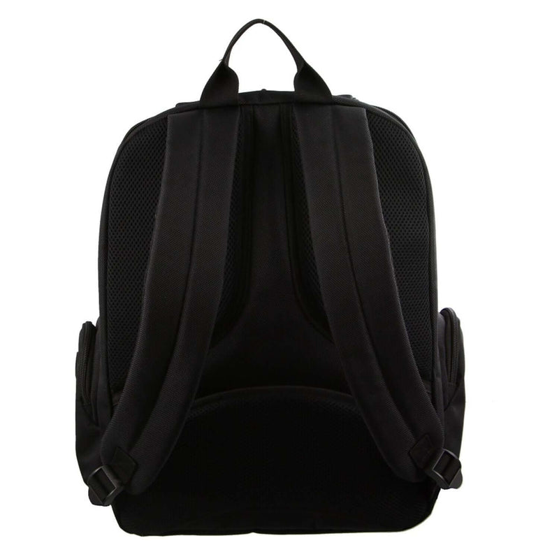 Load image into Gallery viewer, Pierre Cardin 30L Large Padded Backpack Bag w 13" Laptop Sleeve Travel Luggage - Black-4