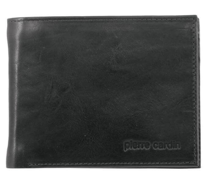Load image into Gallery viewer, Pierre Cardin Mens Soft Rustic Leather RFID Protected Wallet - Black-2