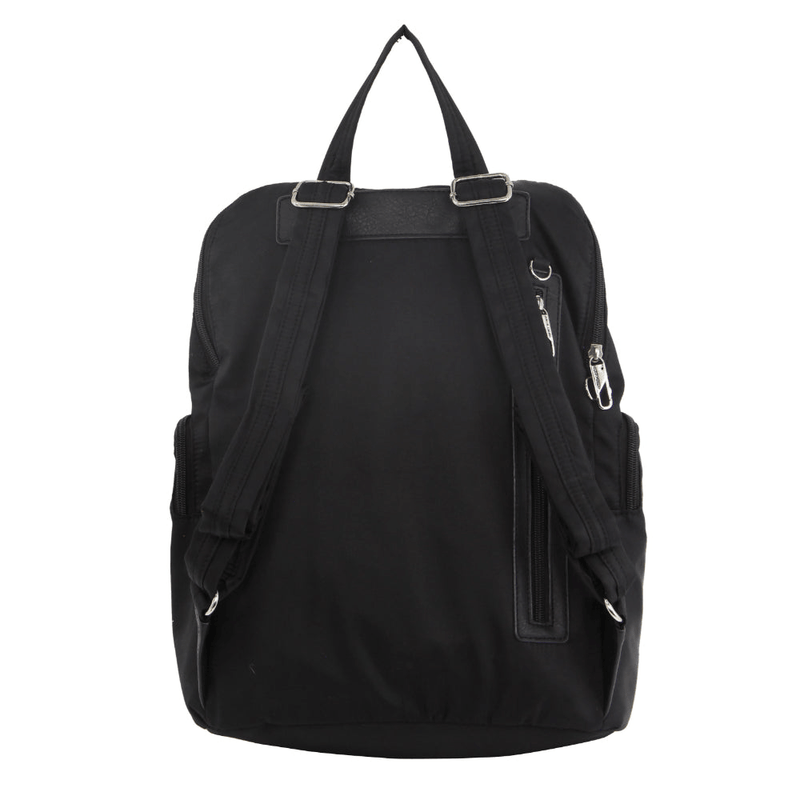 Load image into Gallery viewer, Pierre Cardin Nylon RFID Anti Theft Slash Proof Travel Backpack Bag - Black-2