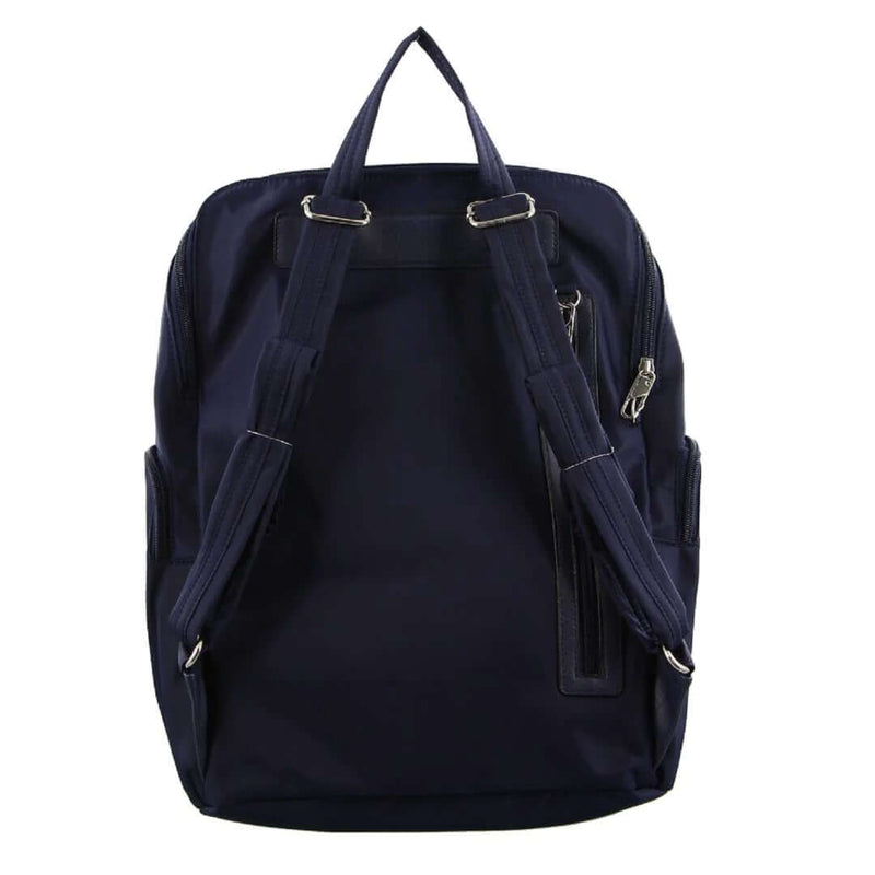 Load image into Gallery viewer, Pierre Cardin Nylon RFID Anti Theft Slash Proof Backpack Bag - Navy-2