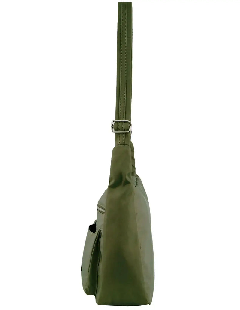 Load image into Gallery viewer, Pierre Cardin Anti-Theft Cross Body Bag RFID Slash Proof Travel - Olive-2