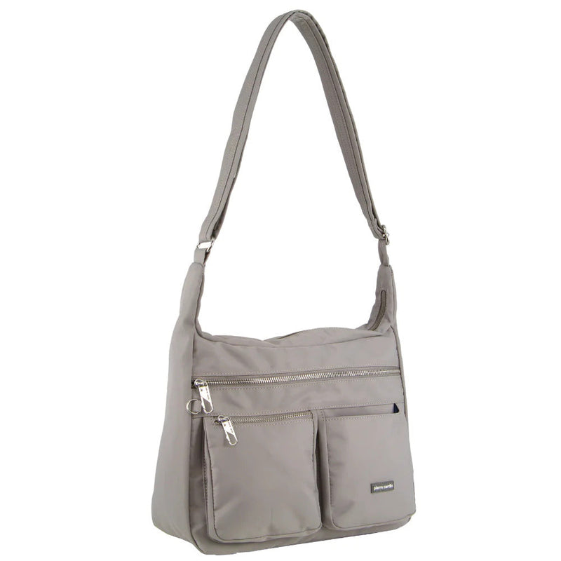 Load image into Gallery viewer, Pierre Cardin Anti-Theft Cross Body Bag RFID Slash Proof Travel - Taupe-1