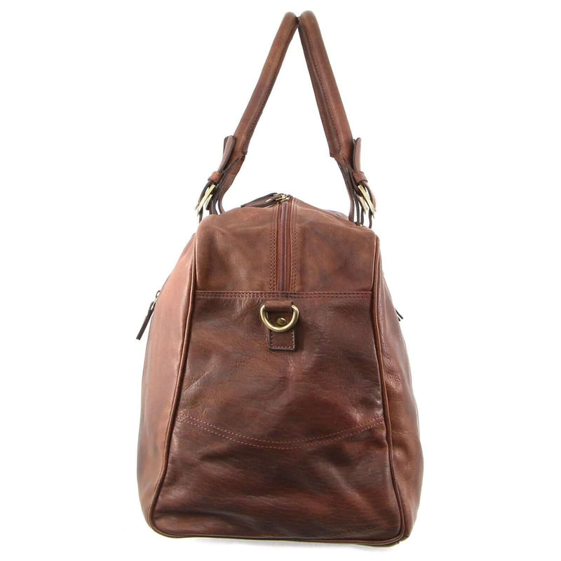 Load image into Gallery viewer, Pierre Cardin Rustic Leather Travel Business Trip Bag Overnight - Chocolate-3