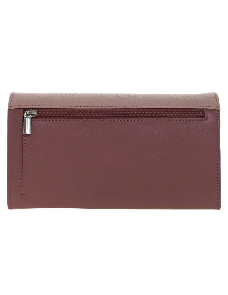 Load image into Gallery viewer, Pierre Cardin Italian Genuine Leather Ladies Wallet - Cherry-2