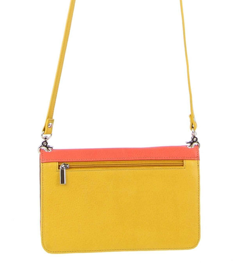 Load image into Gallery viewer, Pierre Cardin Genuine Leather Ladies Wallet Clutch Bag - Orange/Yellow-2