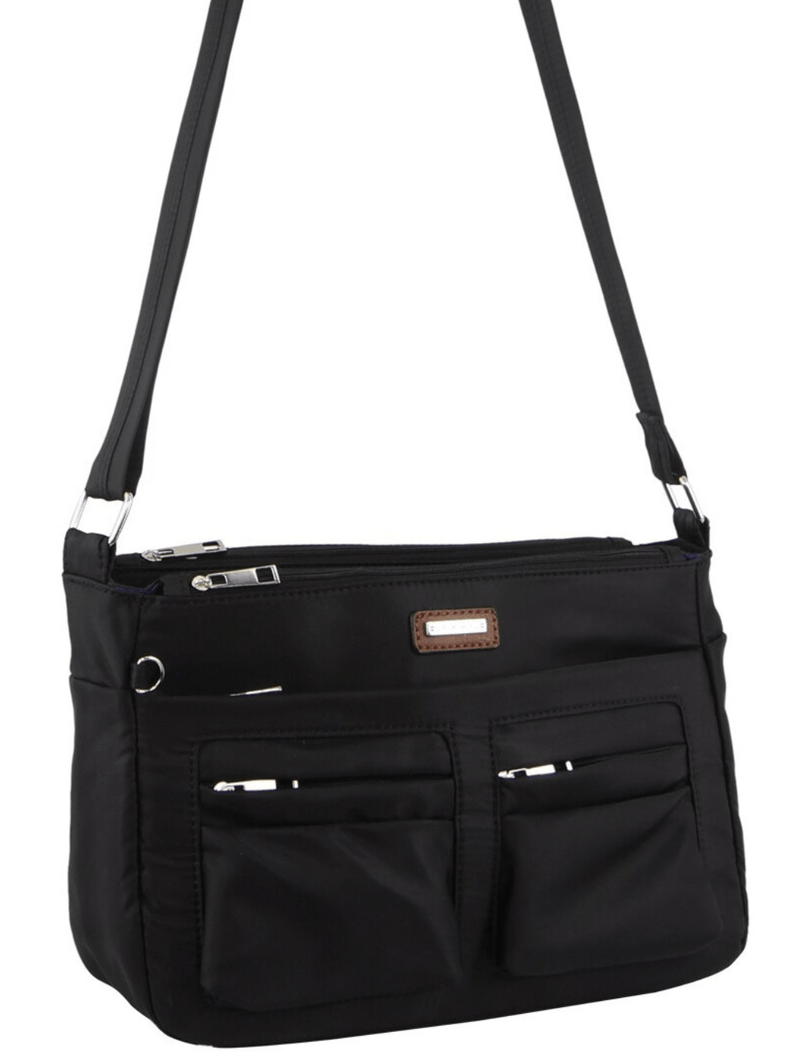 Load image into Gallery viewer, Pierre Cardin Casual Anti-Theft Cross Body Bag RFID Blocking Two-Tone - Black-1